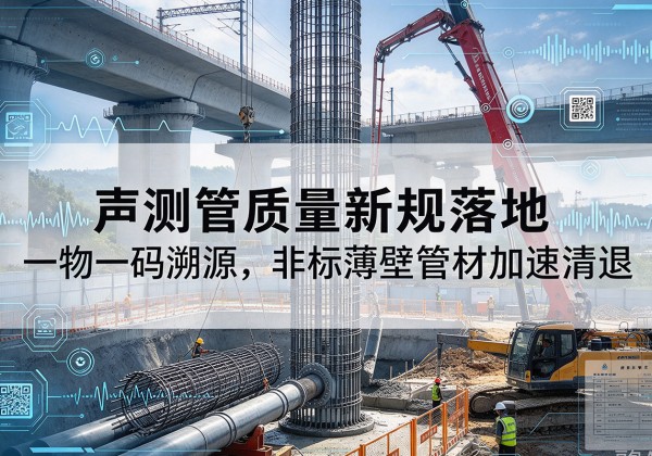 温宿声测管质量新规落地，一物一码溯源，非标薄壁管材加速清退